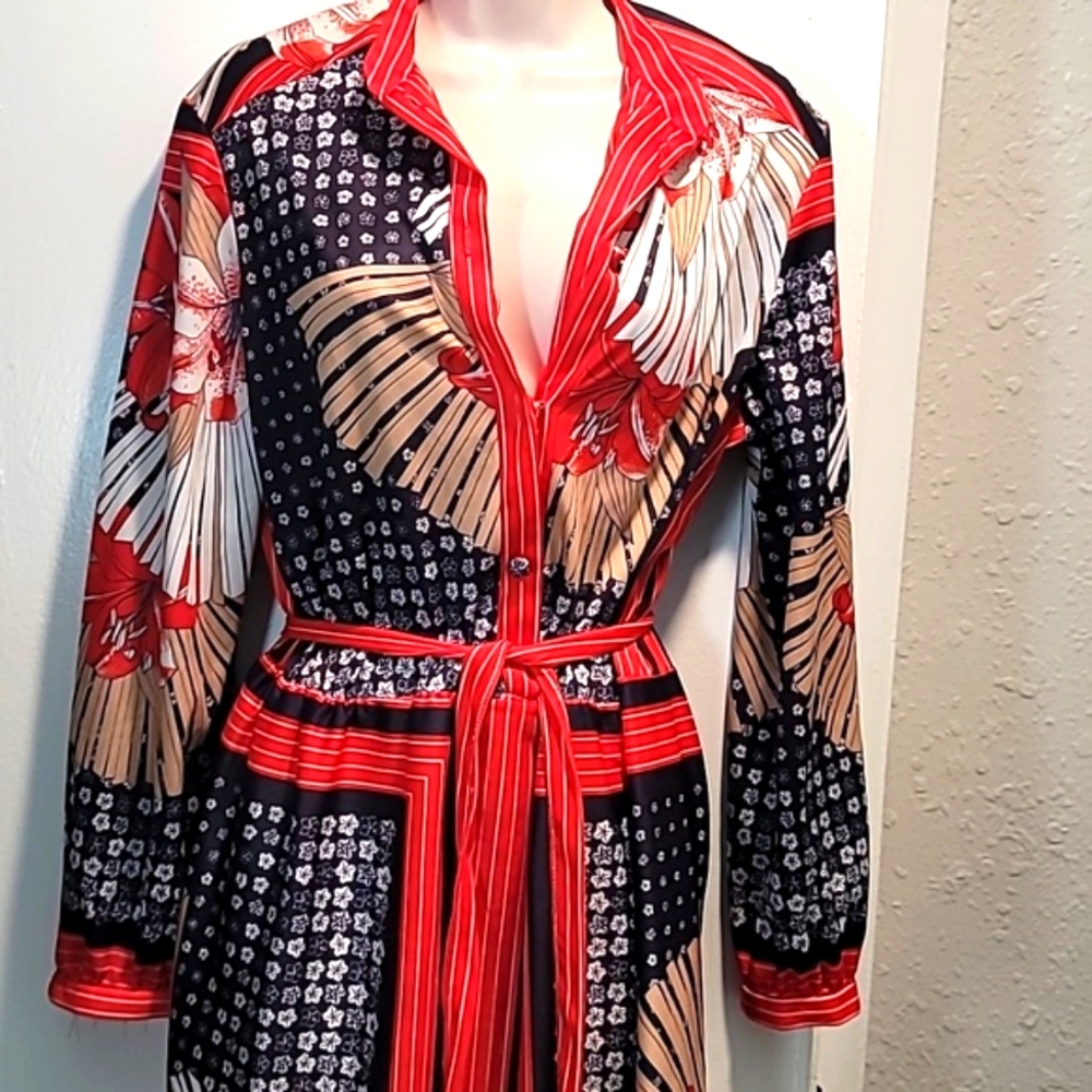Beautiful Vintage Dress L - Picture 2 of 5